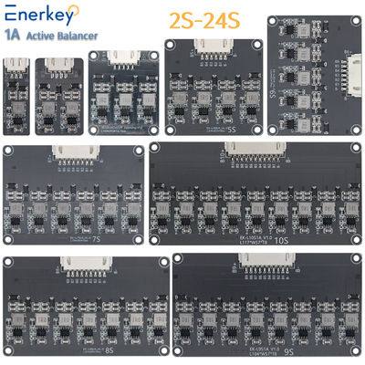 Buy 1A 2S - 24S Active Balancer BMS Lithium Lifepo4 Battery Inductive BMS Balance Board online manufacture