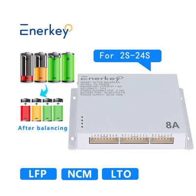 Buy Enerkey 8s 10s 12s 16s 20s 8a Smart Active Balancer Lithium Battery Cell Balanceing Board online manufacture