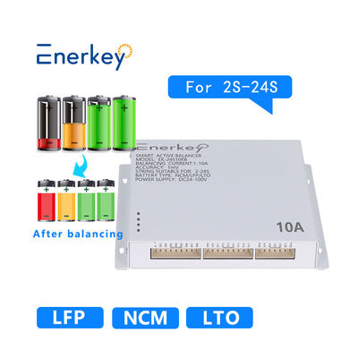 Buy Enerkey EK-24S10EB Smart Active Balancer 10A 24S LCD Lead Acid Battery Equalizer 24/36/48v/96v online manufacture