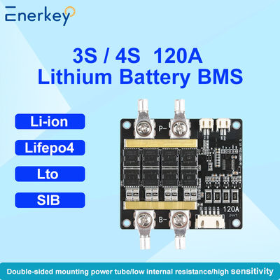 Buy Enerkey Hardware BMS 3S 4S 12V 60A 80A 100A 120A LiFePO4 Battery PCB With Balance For Motorcycle online manufacture