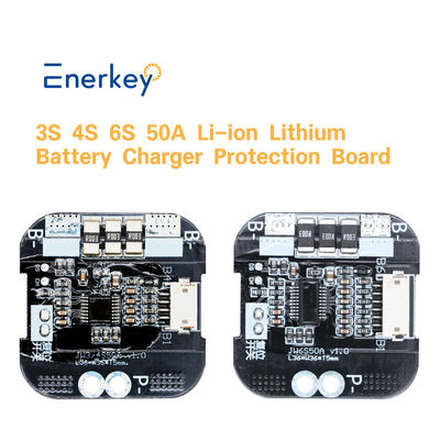 12V 24V Lithium Battery BMS 3S 4S 6S 50A Battery Protection Board For Power Supply