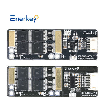 Enerkey 3s 4s 5s 50A BMS For 14.4V 14.8V Li-ion/Lithium/Li-Polymer 12V 12.8V Battery Pack