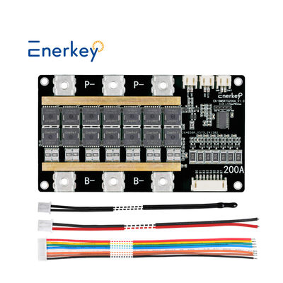 Enerkey 6S 24V 200A PCB BMS Protection Board For 6 Pack 18650 Lifepo4 Battery Cell For Solar Light