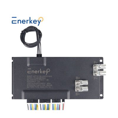 Enerkey Smart Active Balance BMS EK-B24S8E300A 16S-24S 15A-300A BMS with Active Equalization 1A-8A Support CAN/RS485
