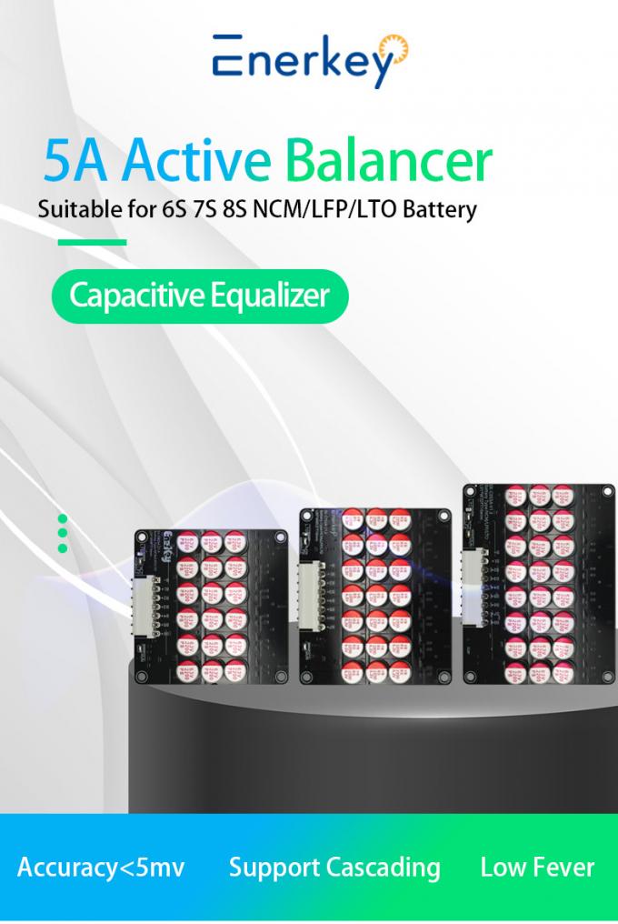 4s 8s 16s BMS Active Cell Balancer 5A Lithium Lead Acid Battery ...