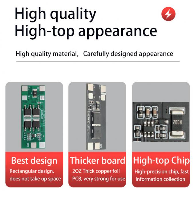 MD0909 - Li-ion 18650 2S 20A BMS Battery Protection Board 7.4V 8.4V